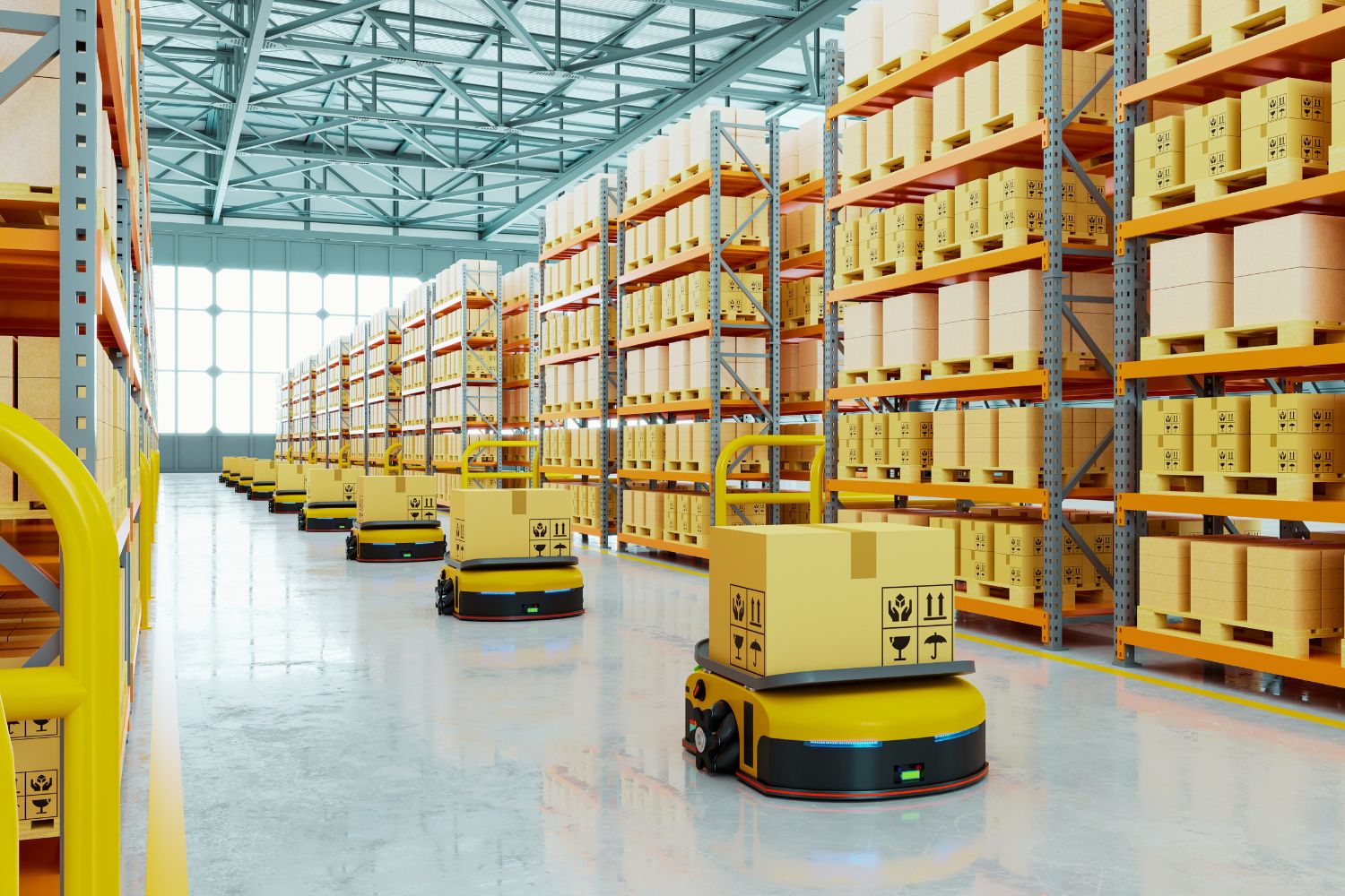 AGV & Automated Material Handling Integration - MASK Control Systems Ltd